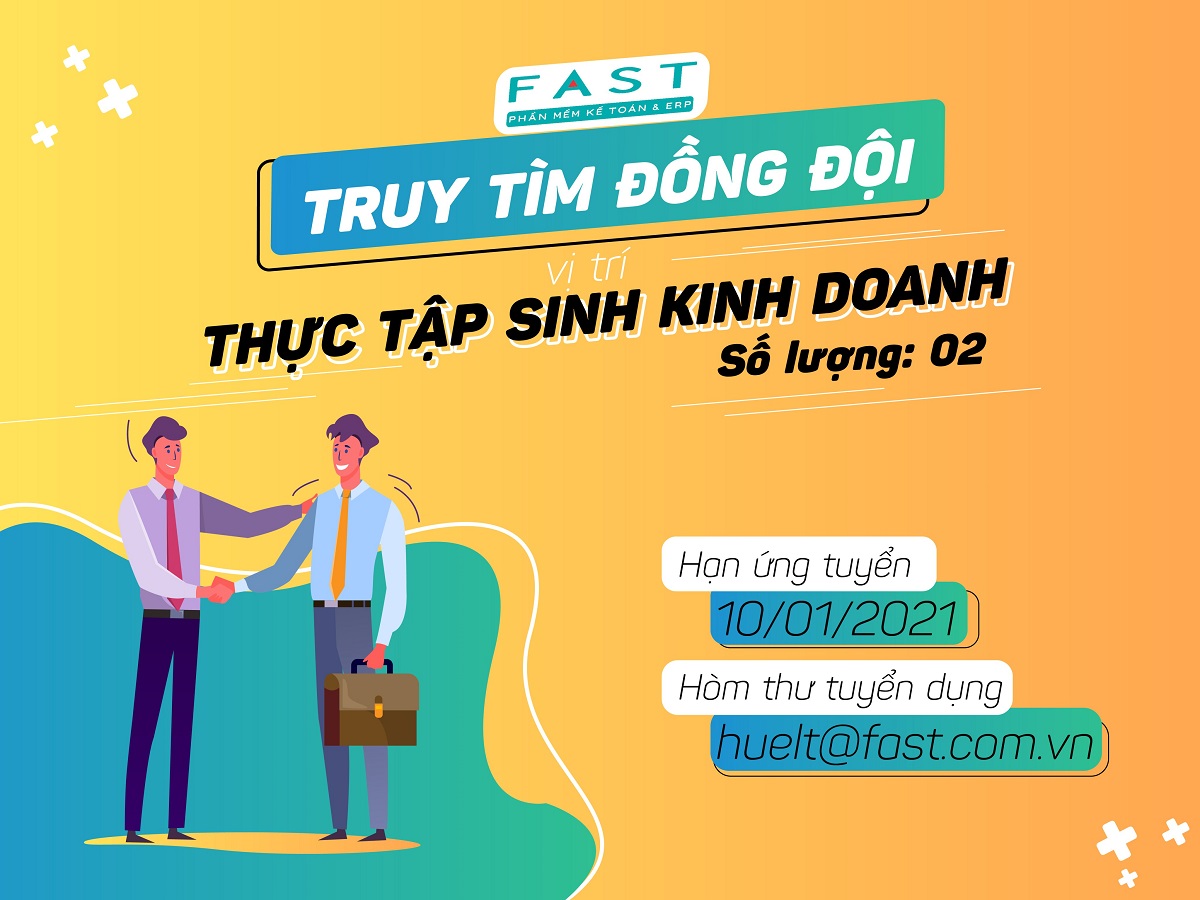 FAST Đà Nẵng  tuyển dụng thực tập sinh kinh doanh/telesales