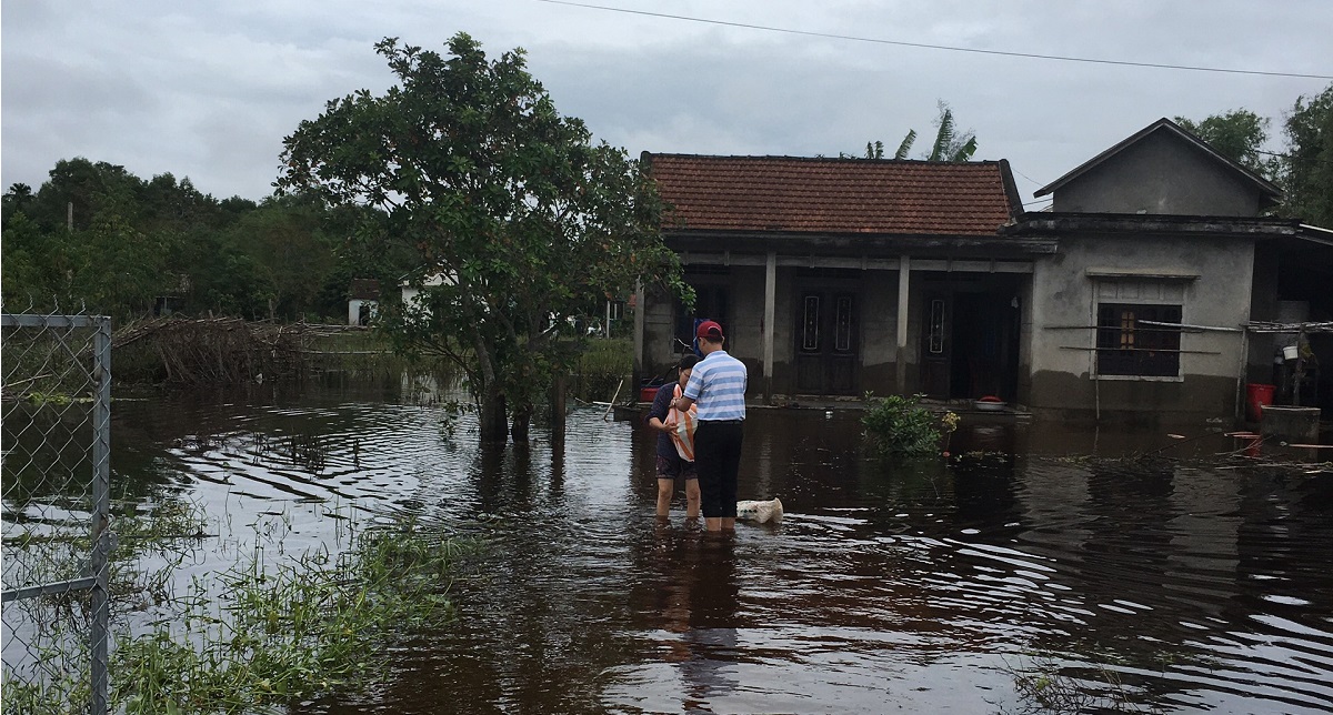 Hướng về người dân miền Trung ở vùng lũ lụt