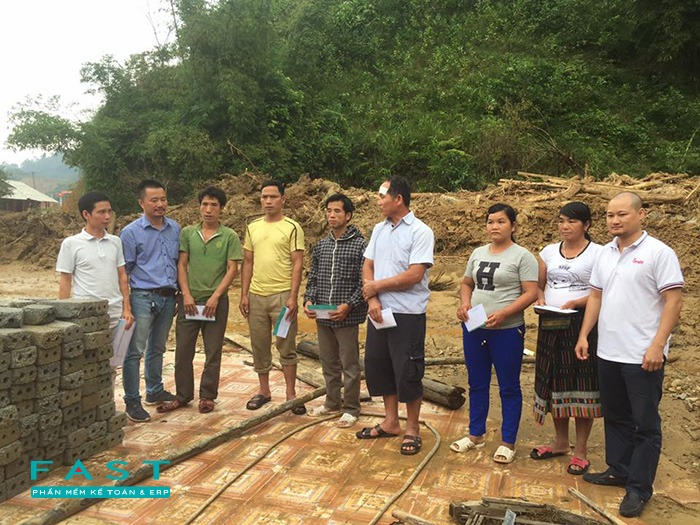 FAST ủng hộ người dân Xã Yên Khương, Thanh Hoá bị thiệt hại nặng do lũ