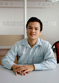 Anh Cao Gia Huấn, trưởng phòng FSI Công ty FAST