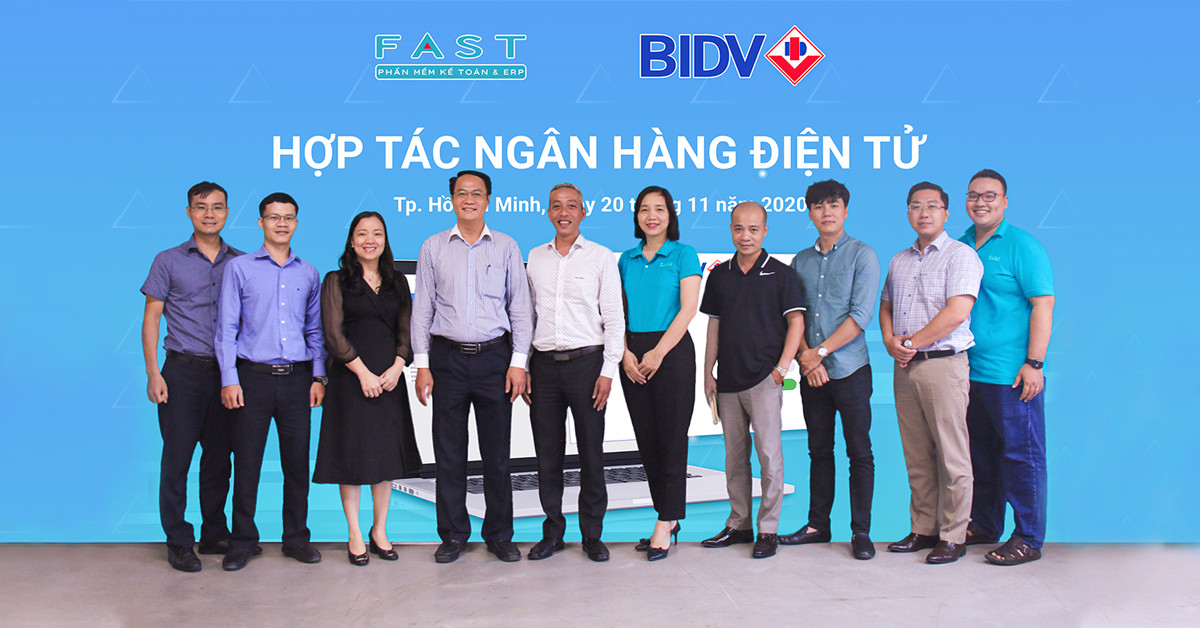 FAST và BIDV hợp tác ngân hàng điện tử