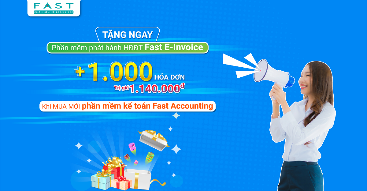 FAST Đà Nẵng khuyến mại chào năm tài chính 2021 tặng 1000 hóa đơn
