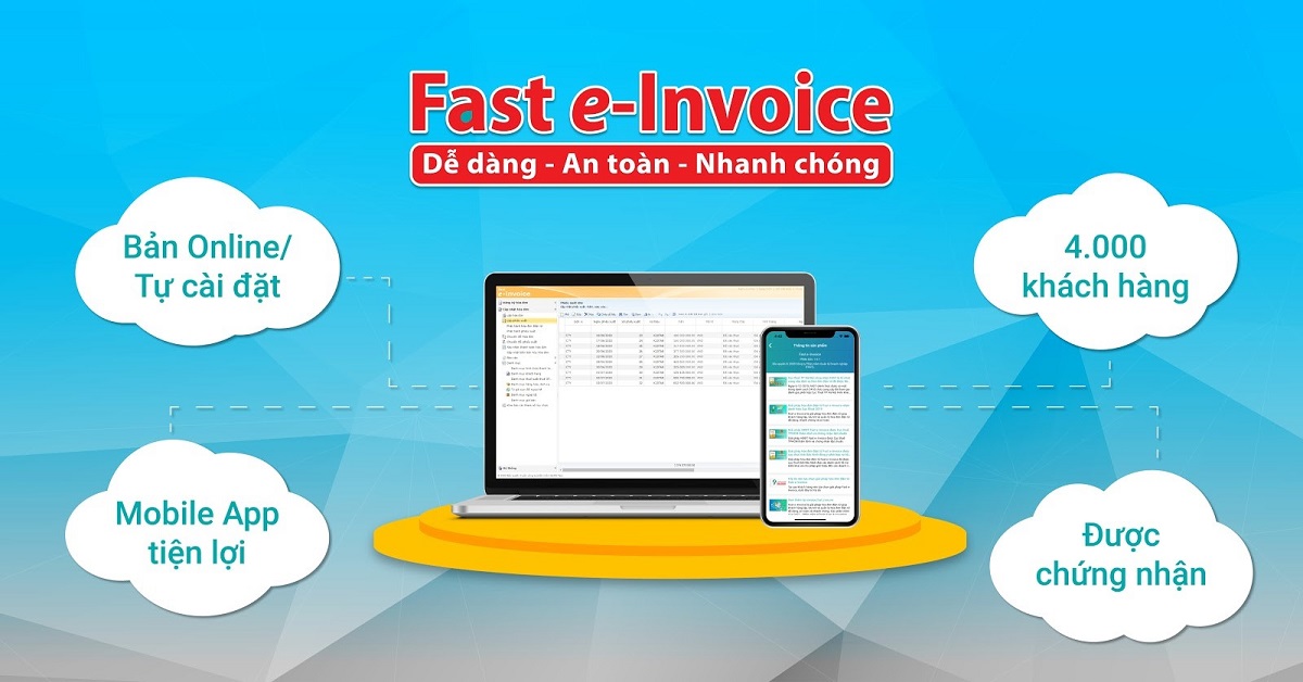 Phần mềm hóa đơn điện tử Fast e-invoice