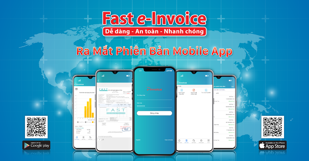 Phần mềm hóa đơn điện tử Mobile App