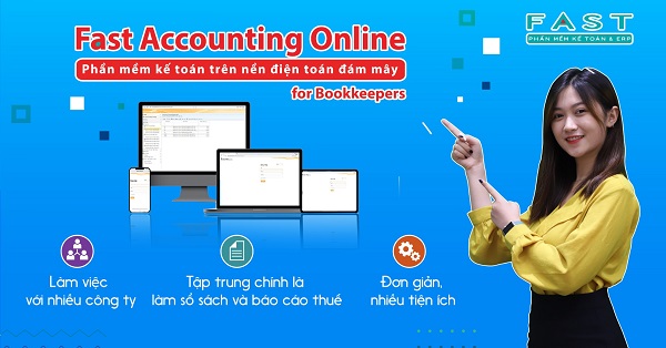 Phần mềm kế toán Fast Accounting Online for Bookkeepers