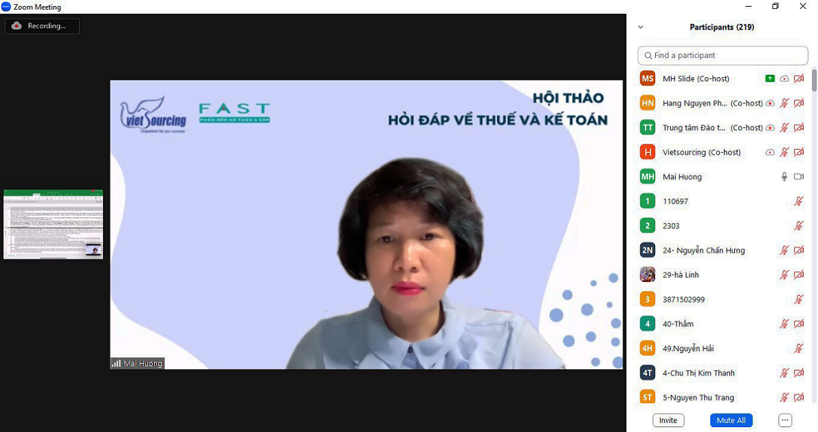 Diễn giả Th.S Lăng Trịnh Mai Hương