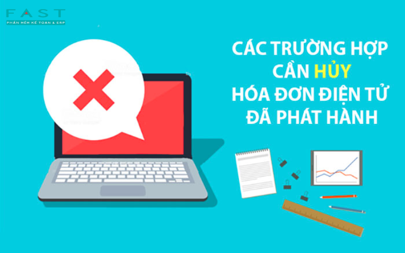 Các trường hợp hủy hóa đơn điện tử