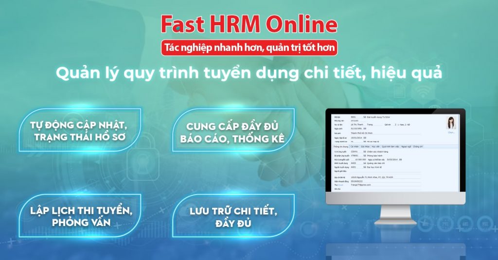 Phần mềm quản lý nhân sự Fast HRM Online