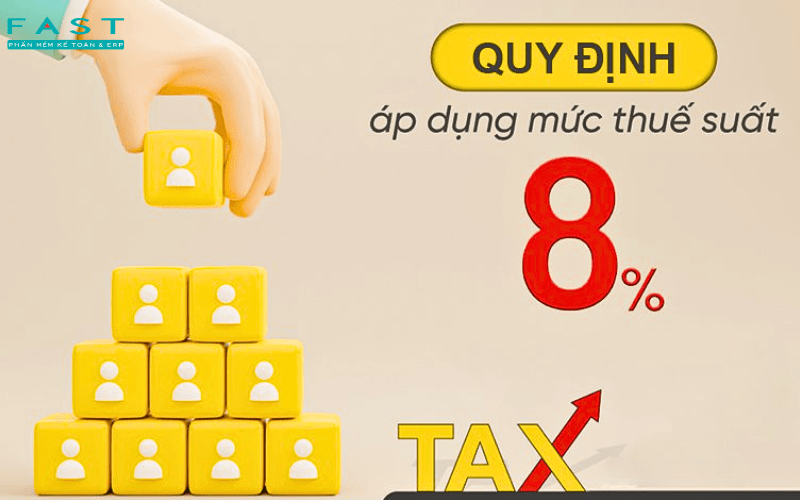 Hàng hóa, dịch vụ nào chịu thuế suất thuế GTGT 8%? 