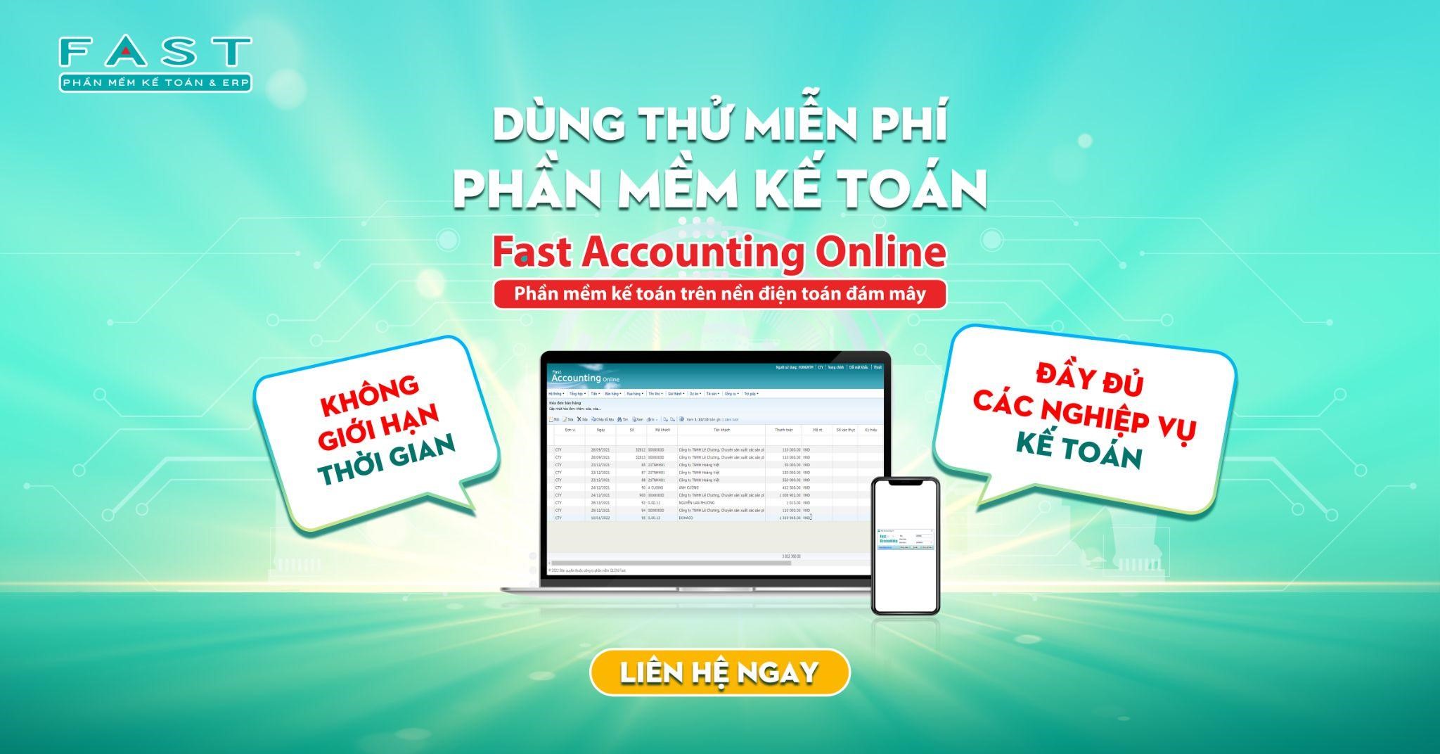 Phần mềm kế toán Fast Accounting