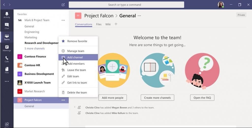 Phần mềm quản lý công việc Microsoft Teams