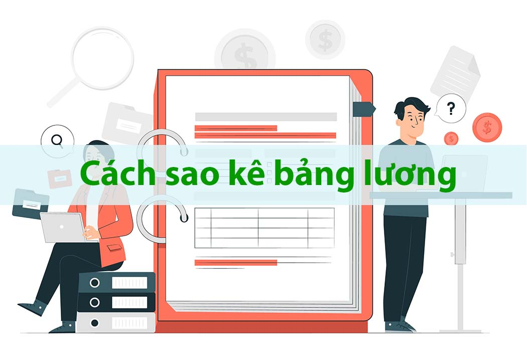 cách sao kê bảng lương