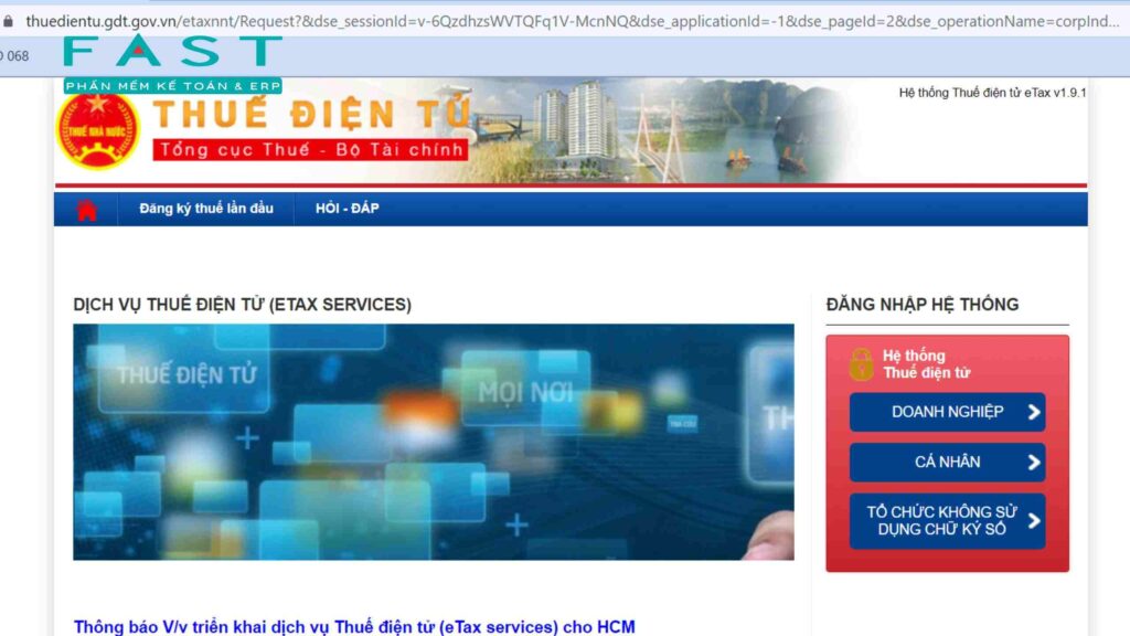 Nộp thuế GTGT