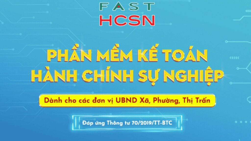 Phần mềm kế toán hcsn