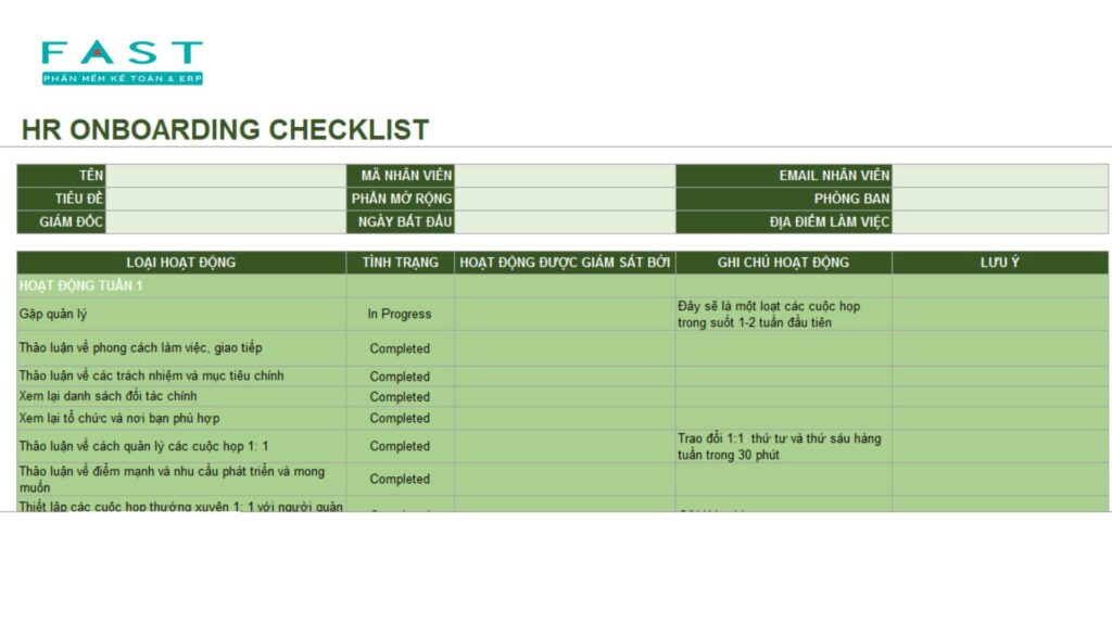 quy trình đào tạo nhân viên mới