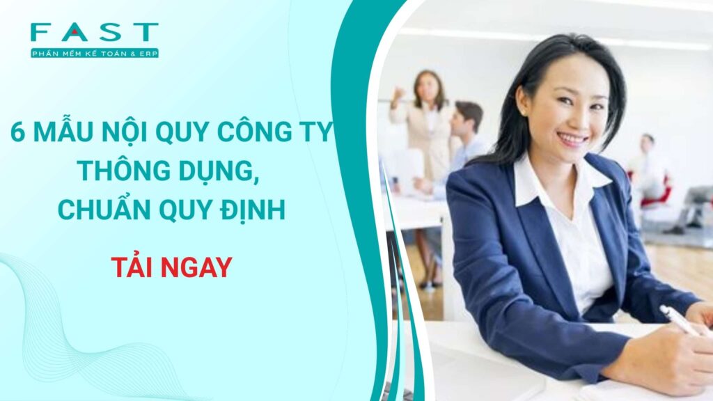 6 mẫu nội quy công ty