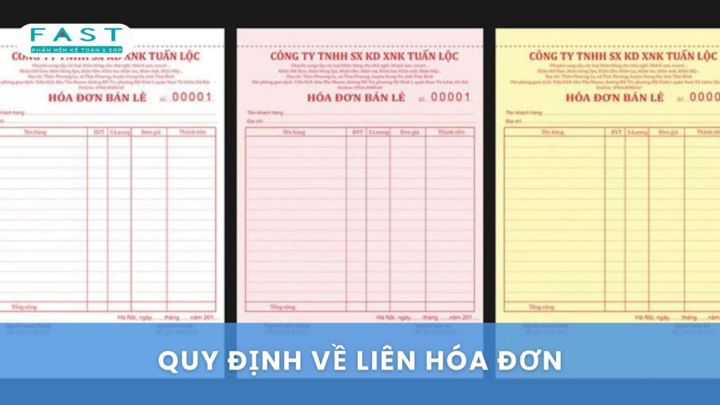 quy định về liên hoá đơn