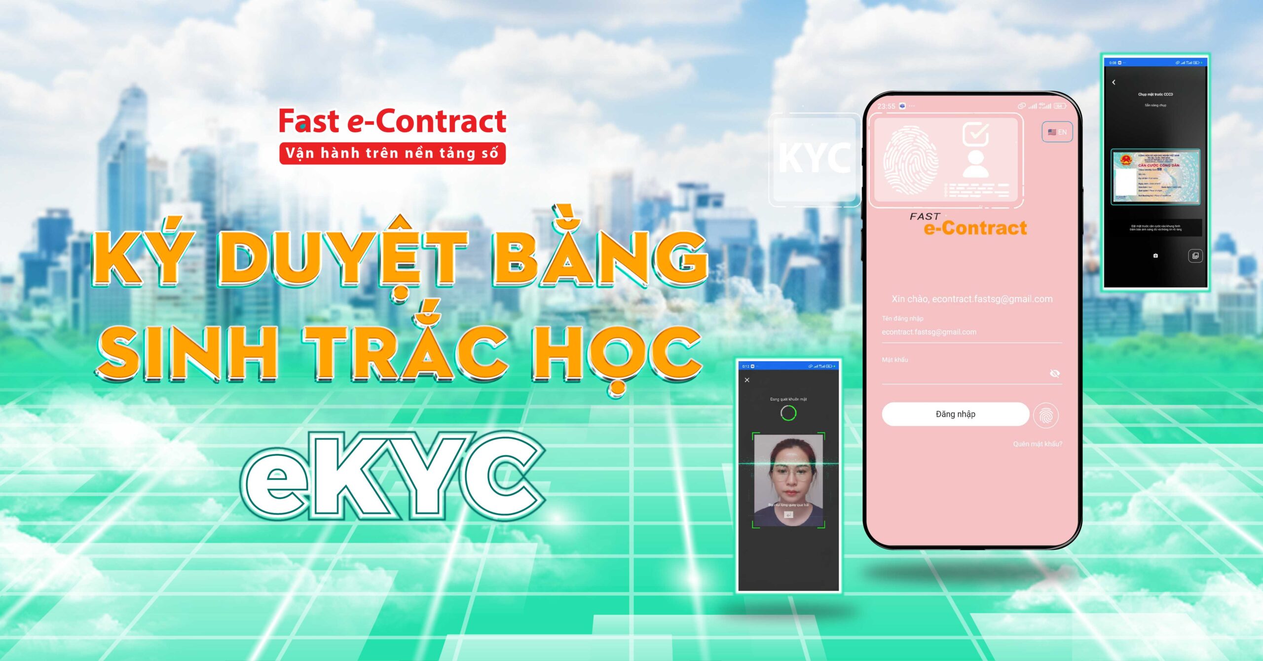 Tính năng ký duyệt bằng sinh trắc học (eKYC)