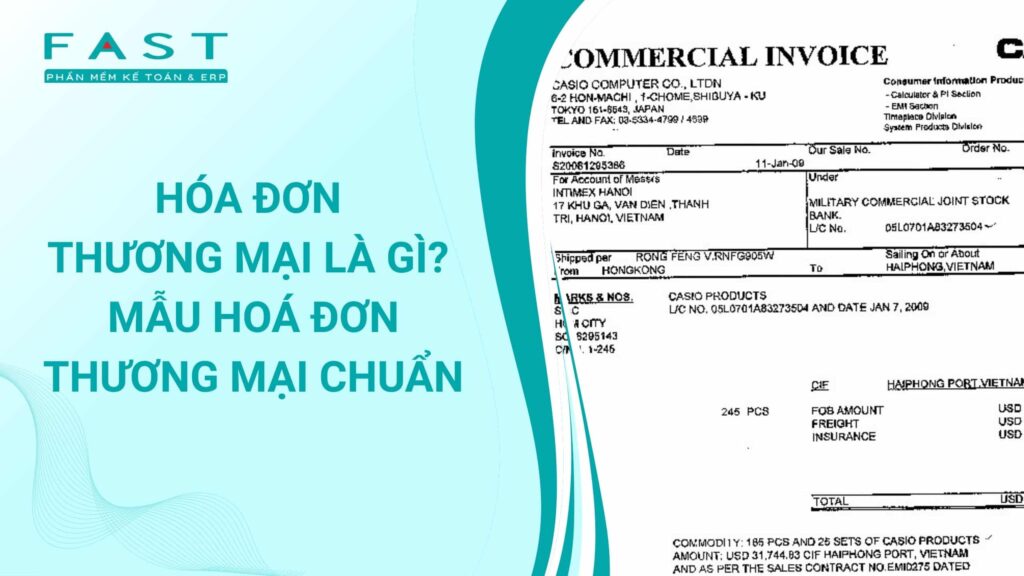 hoá đơn thương mại là gì