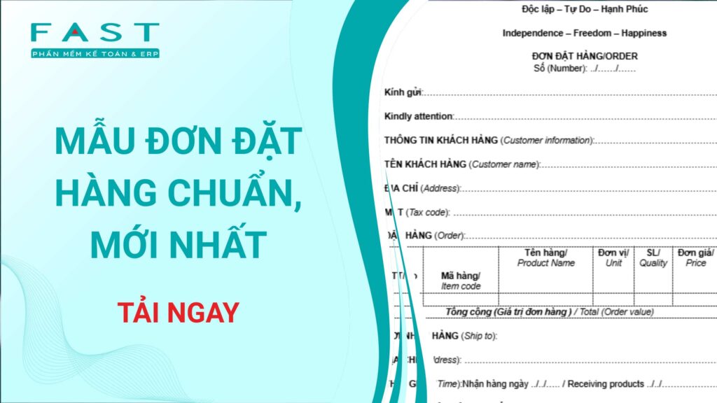 mẫu đơn đặt hàng
