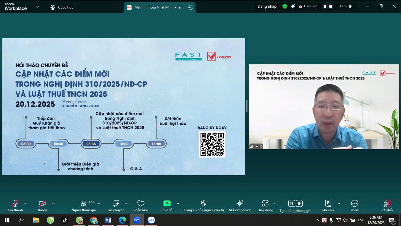 Anh Nguyễn Duy Hiển – TP Kinh doanh và Marketing/FAST Hà Nội đã gửi lời cảm ơn đến các diễn giả và toàn thể khách mời tham dự
