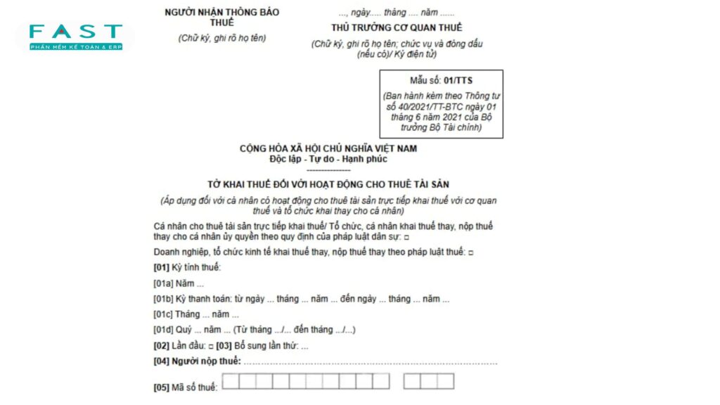 chuẩn bị hồ sơ khai thuế