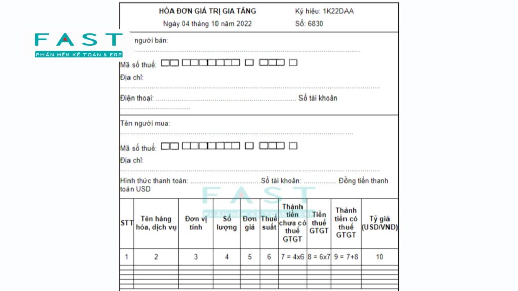 hoá đơn giá trị gia tăng
