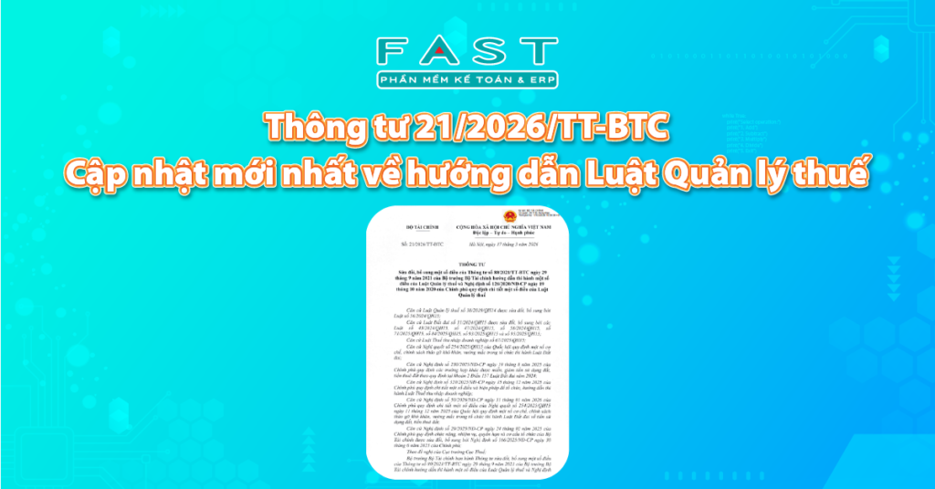 Thông tư 21/2026/TT-BTC