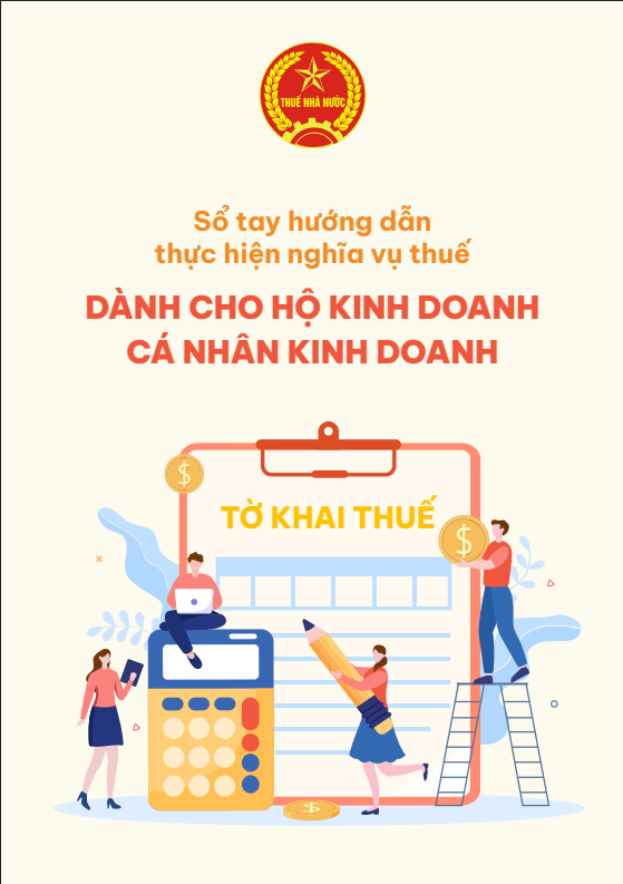 Bìa sổ tay cho hộ kinh doanh