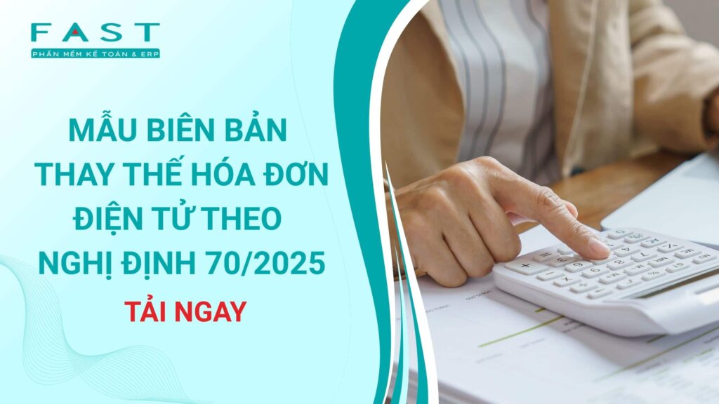 mẫu biên bản thay thế hoá đơn điện tử
