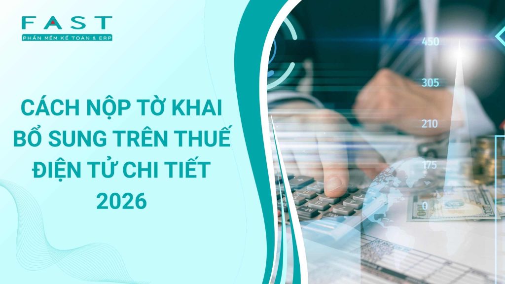 cách nộp tờ khai bổ sung trên thuế điện tử