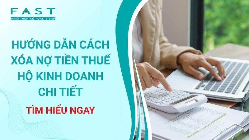 xoá nợ tiền thuế hộ kinh doanh