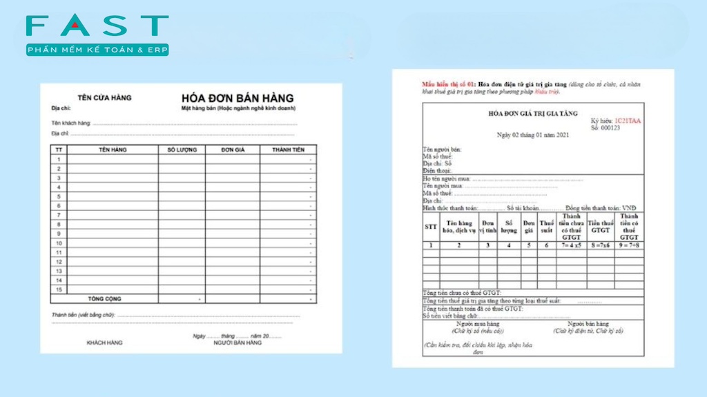 nguyên tắc ghi nội dung hoá đơn theo hợp đồng