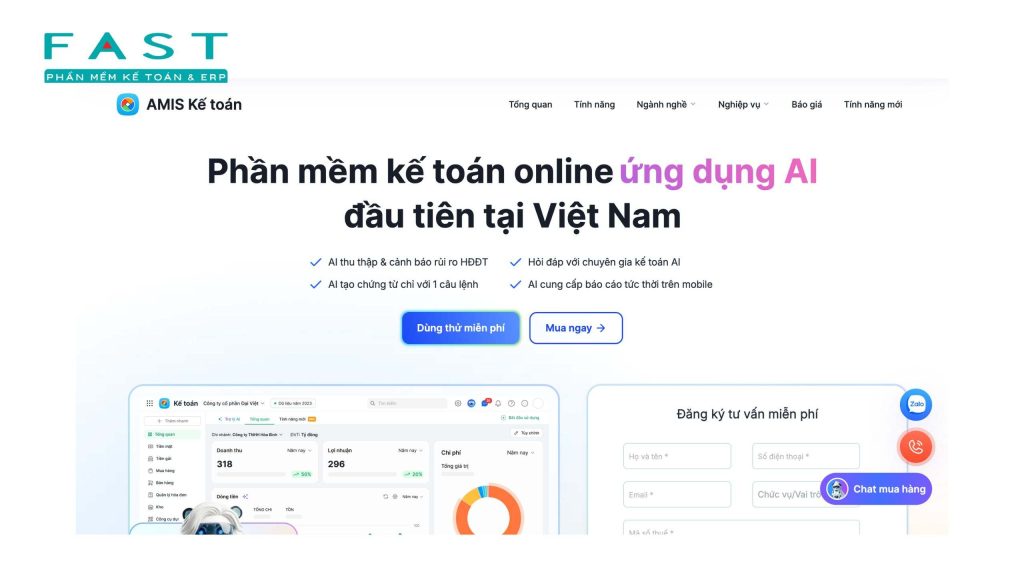 phần mềm MISA AMIS Kế toán