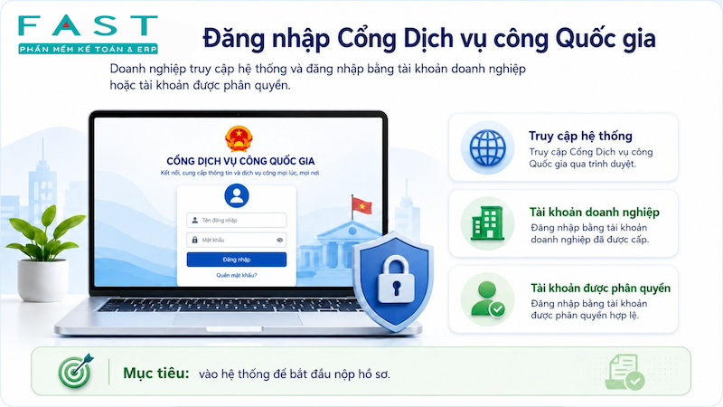 đáng ký trên cổng thông tin quốc gia